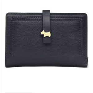 Radley London Newick Road MD Bifold Wallet. Black. NWOT.